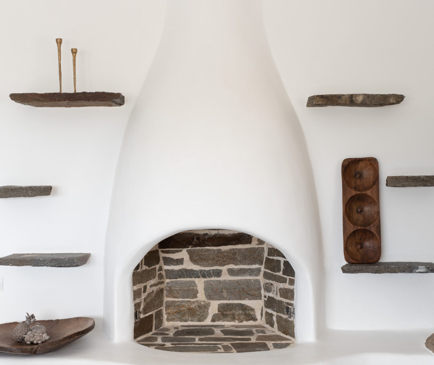 cycladic fireplace