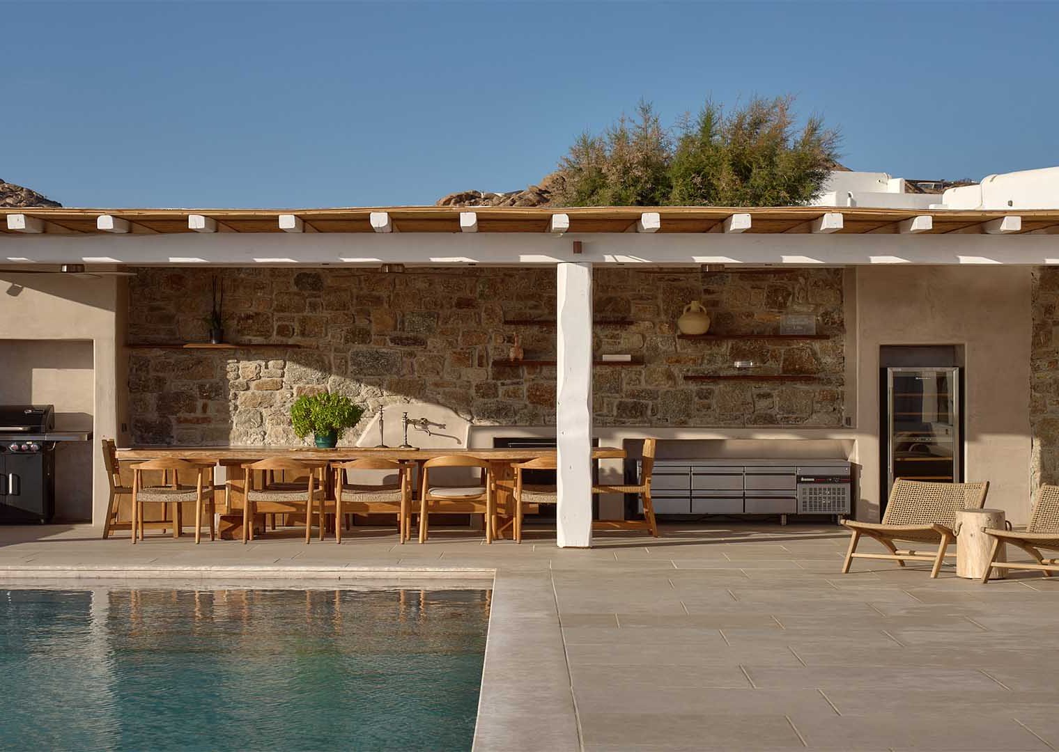 Luxury 5 bedroom villa with private pool in Mykonos, Paraga, Greece (28)