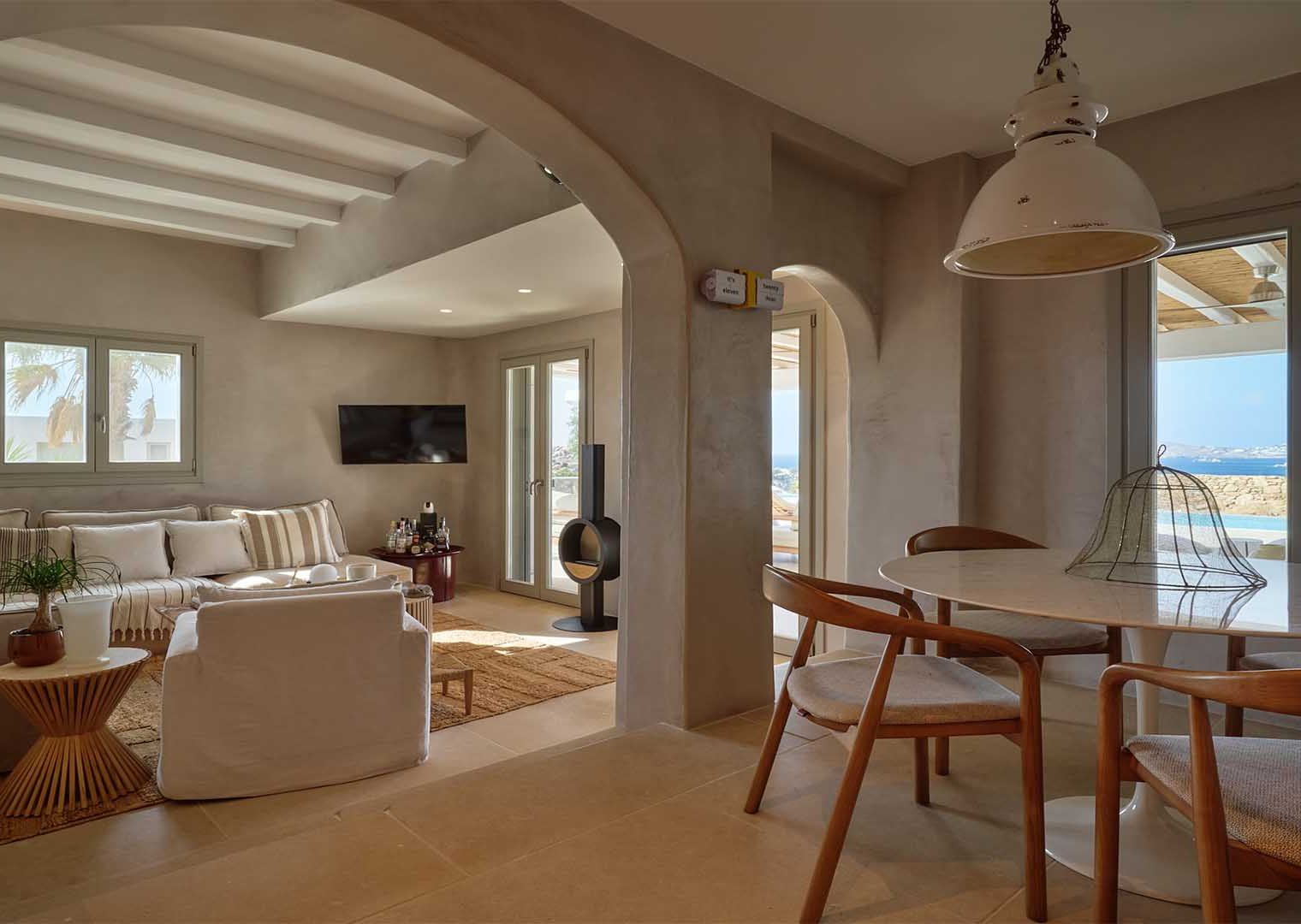 Luxury 5 bedroom villa with private pool in Mykonos, Paraga, Greece (31)